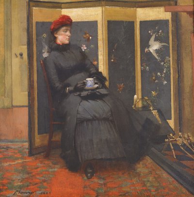 A Visitor by John Lavery